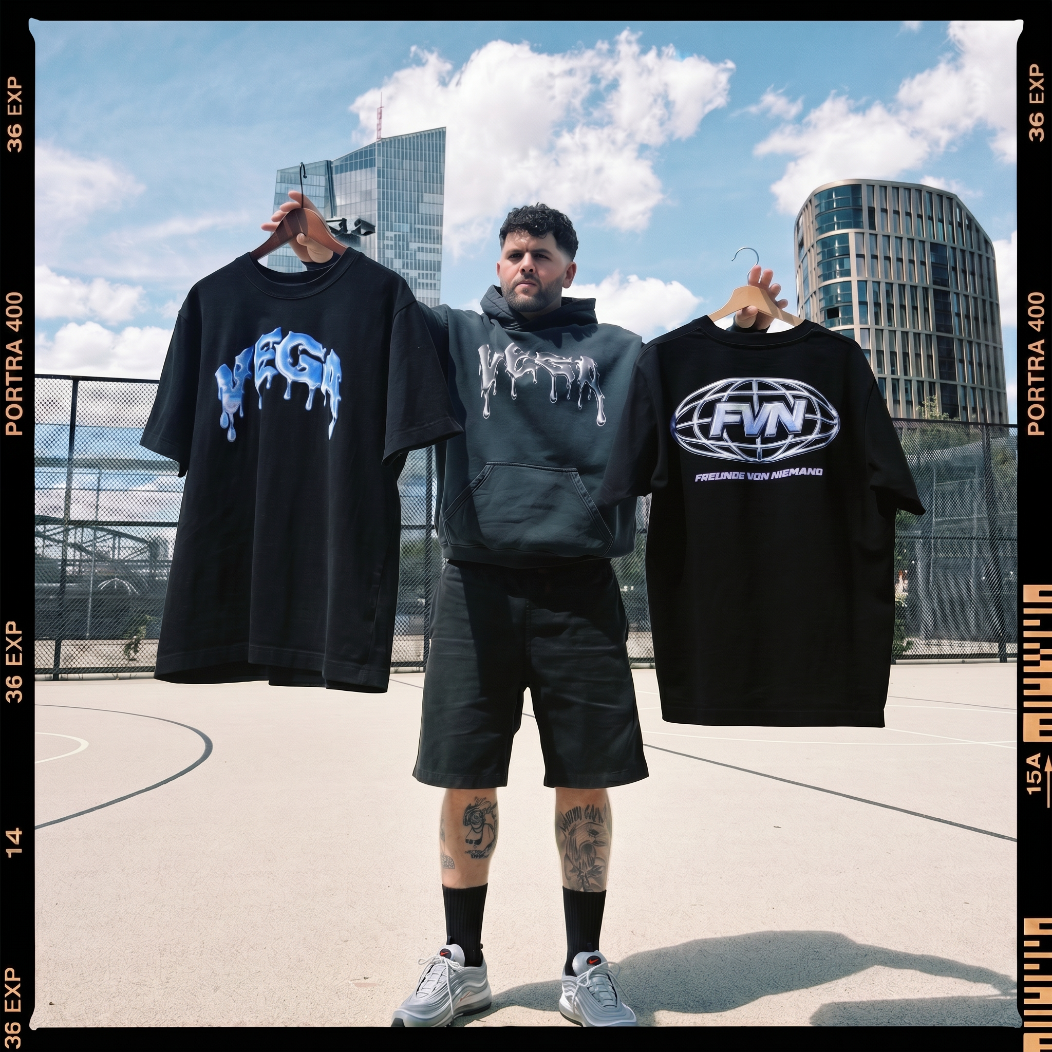 Vega Drip Logo blue T-Shirt 452388