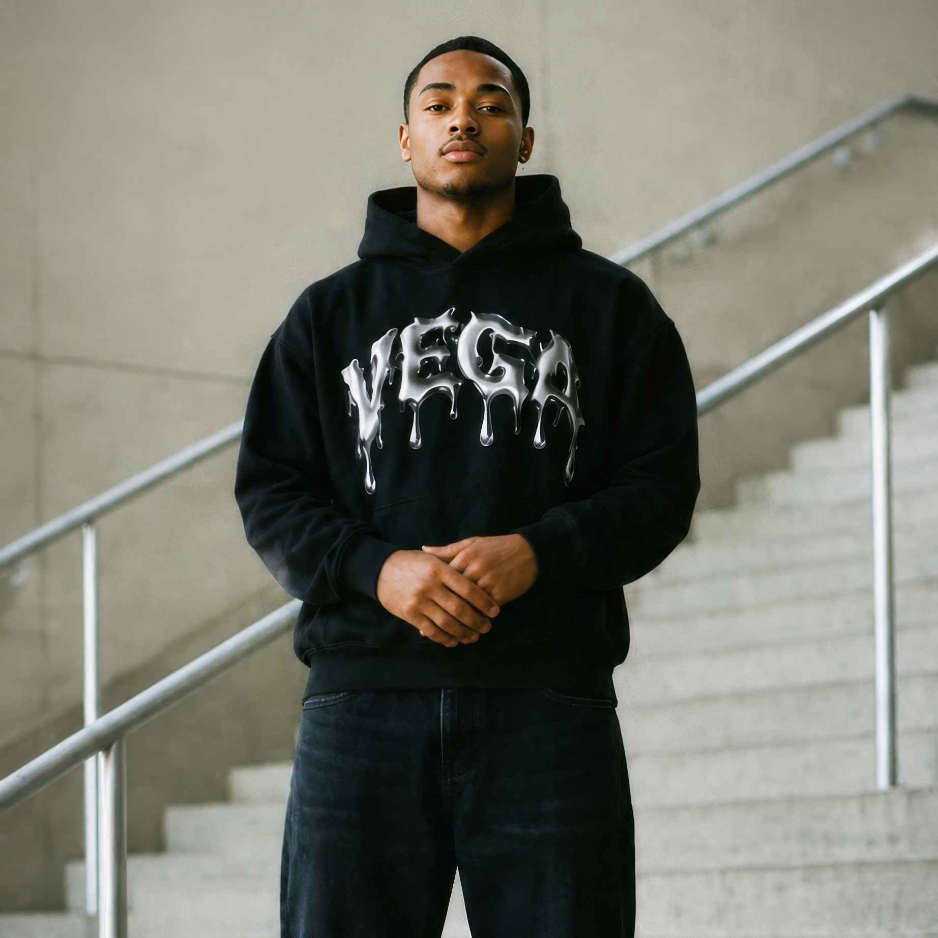 Vega New Drip Logo Kapuzenpullover 452390